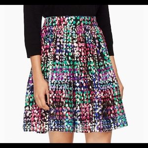 Kate Spade Metallic Multi Dot Skirt